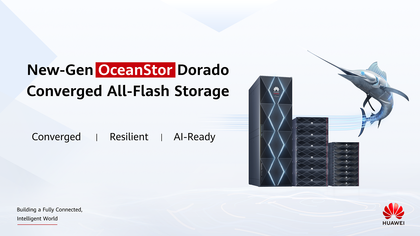 New-Gen OceanStor Dorado Converged All-Flash Storage Poster_horizontal (1)